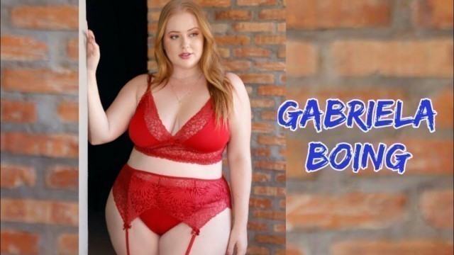 'Plus Size Curvy Fashion model From Brazil || Gabriela Boing || Instagram Star || Fashion World'