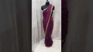 'New stone work saree | Rohit fashion club'