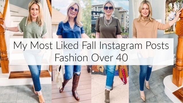 'My Most Liked Instagram Posts | September/October 2021 | Fashion Over 40 | MsGoldgirl'