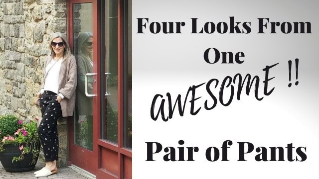 '4 LOOKS FROM ONE PAIR OF (AWESOME!) PANTS | Fashion Over 50 | Meet Penelope'