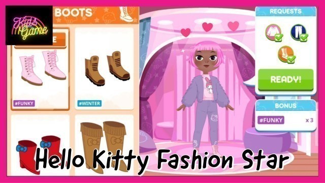 'Hello Kitty Fashion Star | Dress up with Hello Kitty | Kids Game'