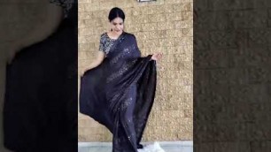 'New launch black colour ready made saree | Rohit fashion club'