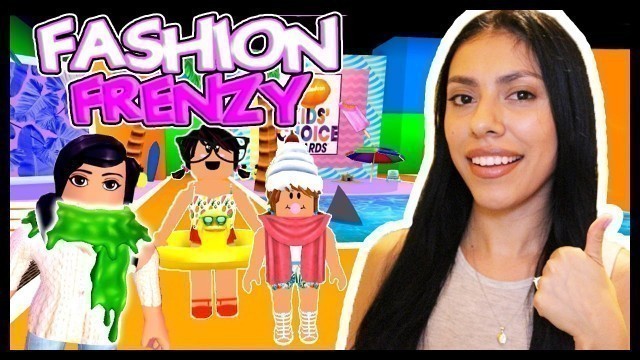 'I WON A SLIME SCARF! - Roblox - Fashion Frenzy'