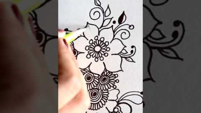 'Stylish Pencil Mehndi Design | Simple Pencil Art Mehndi Design | Fashion Club'