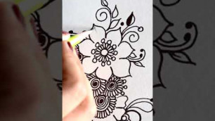 'Stylish Pencil Mehndi Design | Simple Pencil Art Mehndi Design | Fashion Club'