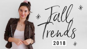 'Top 10 Fall 2018 Trends to Add to Your Shopping List TODAY!!'