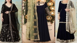 'Black Dress Pakistani|Black Dresses Design||Black Kameez||Fashion Star'