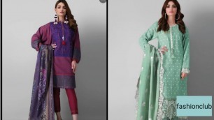 'Khaadi Winter Embroidered Latest Collection 2021.Khaadi Dresess 2021@Fashion Club)'