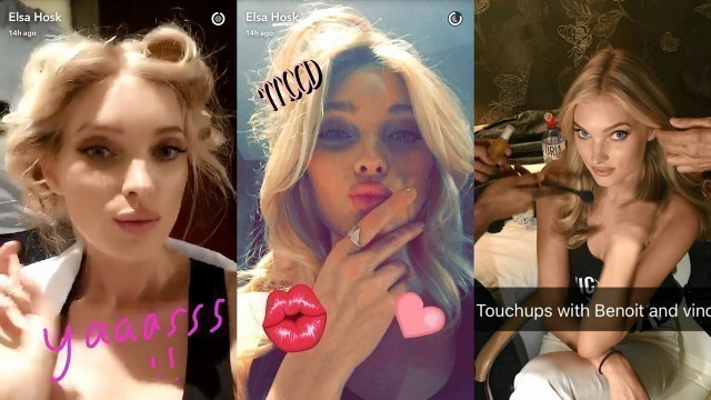 '[Victoria\'s Secret Angel] Elsa Hosk ► Snapchat Story ◄ November 28th 2016'