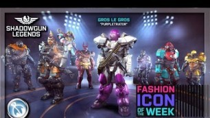 'REWARDS for FASHION ICON OF THE WEEK in Shadowgun Legends'