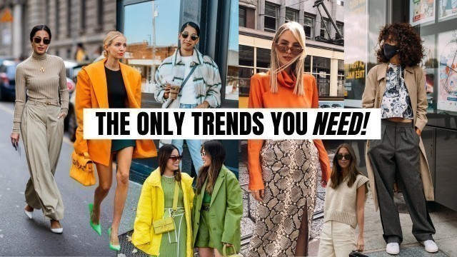 'The ONLY Wearable Fall Trends You Need | Fashion Trends 2021'