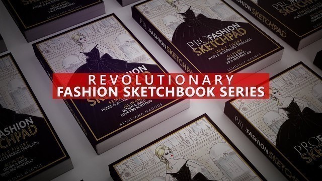 'Fashion Sketchbook Series To Design Professional Womenswear and Menswear | Pro Fashion Sketchpad'