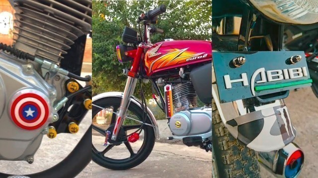 'Trending Honda Fashion Club Videos| Honda 125 Decoration |Bike Decoration |Motorcycle Decoration'