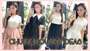 'MODEST LOOKBOOK | CHURCH OUTFIT IDEAS | PROPER ATTIRE FOR WORSHIP SERVICE'