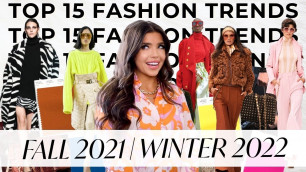 'TOP 15 FASHION TRENDS | The HOTTEST Fall 2021 + Winter 2022 FASHION TRENDS | + My Budget Trend Picks'