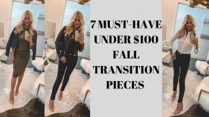 '7 Under $100 Fall Transition Pieces | Fashion Over 40'