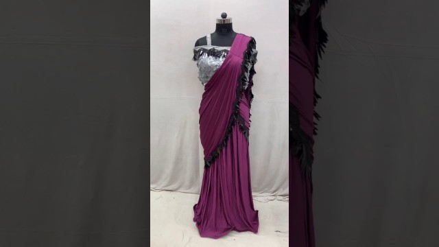 'Designer saree for partys | Rohit fashion club'