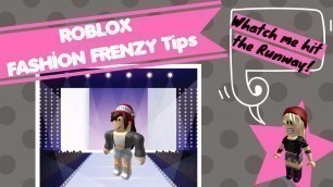 'ROBLOX Fashion Frenzy Roleplay TIPS'