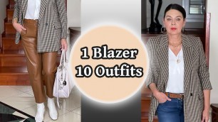 'How to style a blazer - Fashion Over 50'