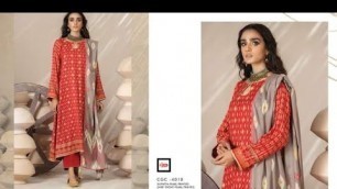 'Lakhany Cashmere Gold Printed Unstitched Collection 2021(@Fashion Club )'