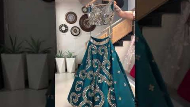 'New non bridal lehenga mirror work lehenga | Rohit fashion club'