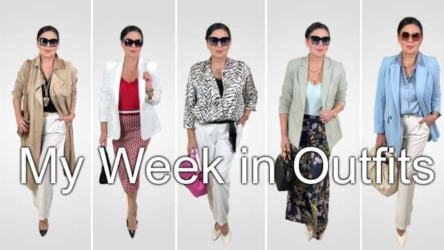 'My Week in Outfits - Fashion Over 50'