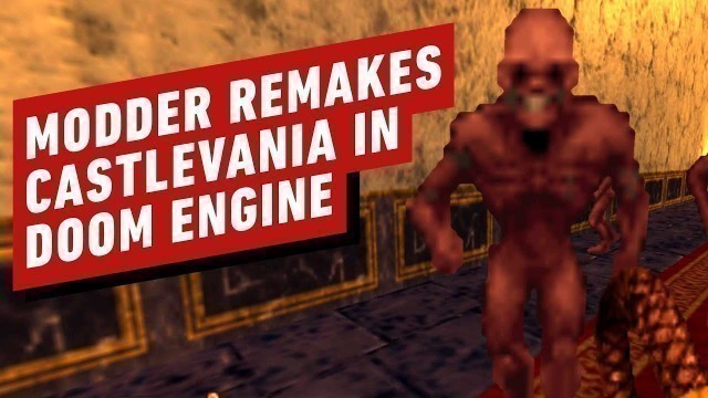 'Castlevania Remade as Doom-Style FPS Is Gory, Glorious - Mod Gameplay'