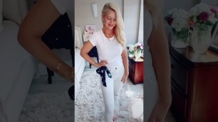 'EASY FASHION HACK TIKTOK | HOT TO STYLE A MONOCHROMATIC LOOK | FASHION OVER 50 | #SHORTS'