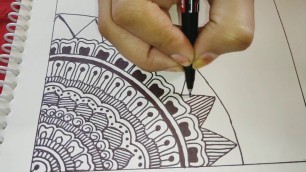 'Beautiful Mandala Art For Beginners || मनडला कैसे बनाएं || Fashion Club'