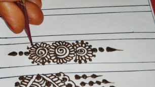 'Easy Finger Mehndi Design || Fashion Club'